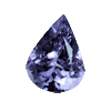 10x7 mm Pear Tanzanite in AA Grade 10x7 mm Pear Tanzanite in AA Grade