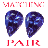 11x8 mm Pear Pair Tanzanite in AAA Grade