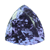 8.5 mm Trillion Tanzanite in A Grade 8.5 mm Trillion Tanzanite in A Grade