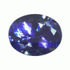 3.25 ct Oval Tanzanite in AA Grade