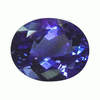 12.5X10 mm Oval Tanzanite in AA Grade