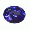 3.85 ct Oval Tanzanite in AA Grade