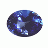 3.45 ct Oval Tanzanite in AA Grade