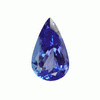 1 Carats Pear Shape Light Medium color Tanzanite 8x5 mm