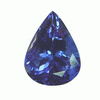 7x5 mm Pear Shape Light Medium color Tanzanite