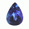 2.45 ct Pear Tanzanite in AA Grade