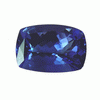 1.90 ct Long Cushion Tanzanite in AA Grade