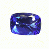 1.75 ct Long Cushion Tanzanite in AA Grade