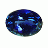 1.85 ct Oval Tanzanite in AAA Grade