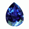 3.90 ct Pear Tanzanite in AAA Grade