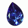 3.25 ct Pear Tanzanite in AAA Grade