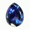 1.2 cts. Pear Purple Tanzanite in AA Grade