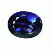 7 ct Oval Tanzanite in AAA Grade