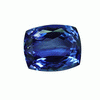 3.80 ct long Cushion Tanzanite in Super Fine Grade