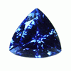 2.70 Carats Trillion Tanzanite in Super Fine Grade