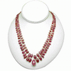 Ruby Bead Necklaces