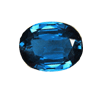 2.90 Carats Oval Blue Sapphire in size: 9.5x8 mm