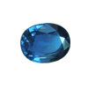 2.25 Carats Oval Blue Sapphire in size: 9.2x7.2 mm