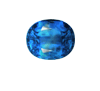 3.55 Carats Oval Blue Sapphire in size: 10x8 mm
