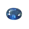 3.20 Carats Oval Blue Sapphire in size: 9.8x8 mm