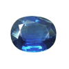 2.55 Carats Oval Blue Sapphire in size: 9x6.5 mm