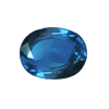 2.45 Carats Oval Blue Sapphire in size: 9.5x7.5 mm