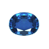 3.30 Carats Oval Blue Sapphire in size: 9.5x8 mm