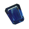 4.05 Carats Fancy Cut Blue Sapphire in size: 10.2x8.5 mm