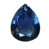 4.40 Carats Pear Shape Blue Sapphire in size 11x9 mm