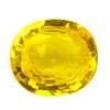 1.70 Carats Oval Yellow Sapphire in size: 8x6 mm