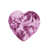 4 mm Heart Pink Sapphire in AA Grade