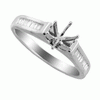 0.23 ct VS Diamond Semi Mounting 18K White Gold