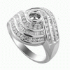 1.13ct VS Diamond Semi Mounting 18K White Gold
