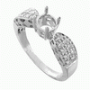 0.30 ct VS Diamond Semi Mounting 18K White Gold