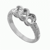 0.16ct VS Diamond Semi Mounting 18K White Gold