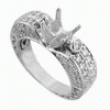 1.14ct VS Diamond Semi Mounting 18K White Gold