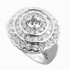 1.79 carats Diamond 18 K White gold semi mounting.