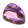 14x6 mm Cabochon Oval Bullet Amethyst in AAA Grade