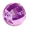 4 mm Faceted Rondelle Violet African Amethyst in AAA Grade