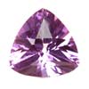 12 mm Faceted Trillion Violet African Amethyst in AAA Grade