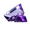 23x22 mm Fancy Laser Cut Brazilian Amethyst in Superfine Grade
