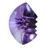 30x20 mm Fancy Laser Cut Brazilian Amethyst in Superfine Grade