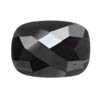 18x10 mm Checker Board Long Cushion Black Onyx in Opaque Grade