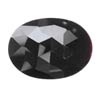 30x22 mm Checker Board Oval Black Onyx in Opaque Grade