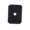 12x10 mm Cabochon Donut Square Black Onyx in Opaque Grade