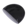 12x6 mm Cabochon Oval Bullet Black Onyx in Opaque Grade
