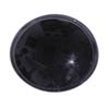 14 mm Cabochon Round Briolette Black Onyx in Opaque Grade