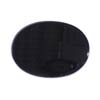 12x10 mm Cabochon Flat Oval Black Onyx in Opaque Grade