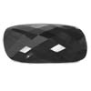 30x15 mm Checker Board Long Cushion Black Onyx in Opaque Grade