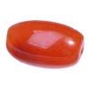 18x12 mm Flat Oval Drilled Red-Orange Carnelian in AAA